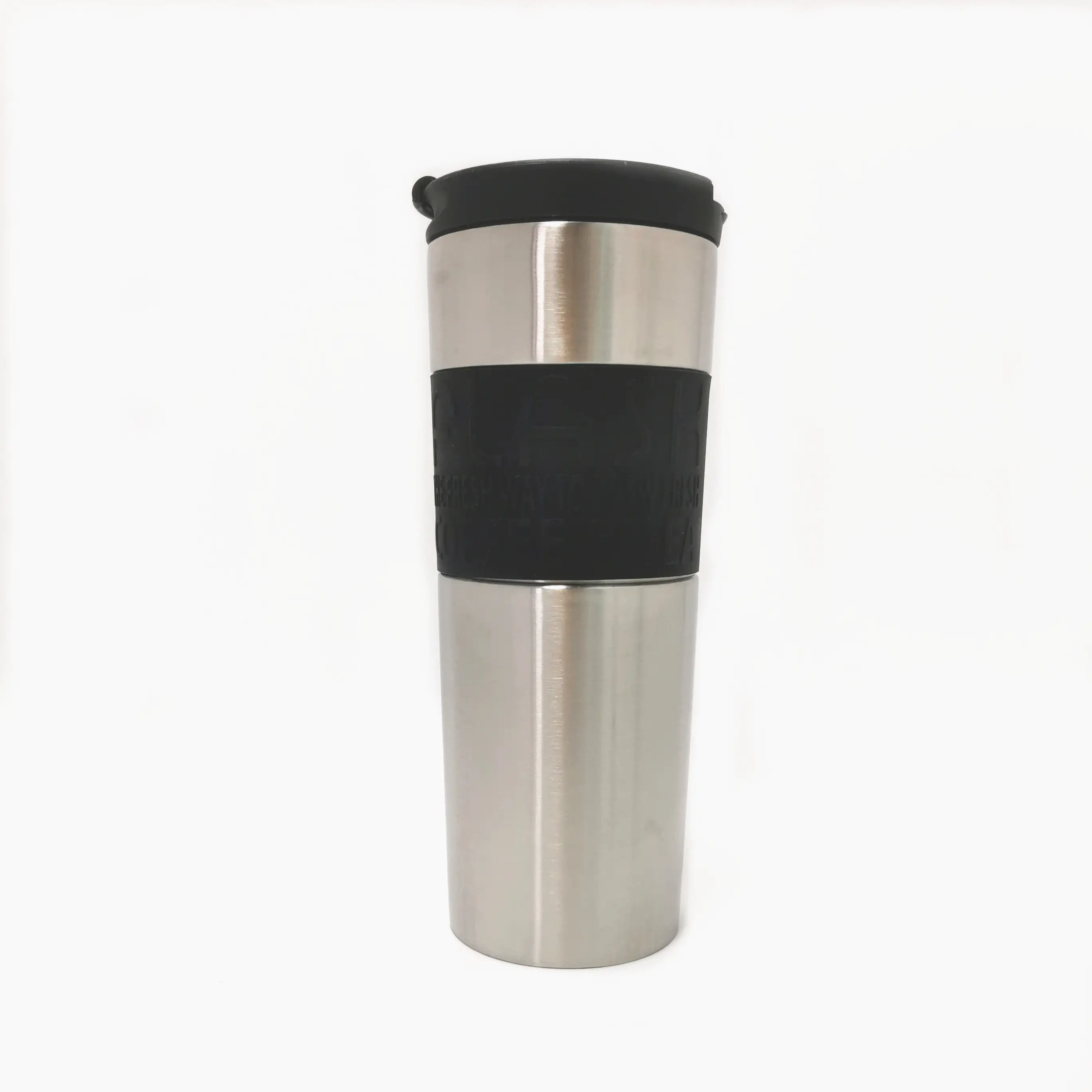 550ml Insulated Travel Mug Tumbler with Flip Lid Stainless Steel Thermos Coffee Cup