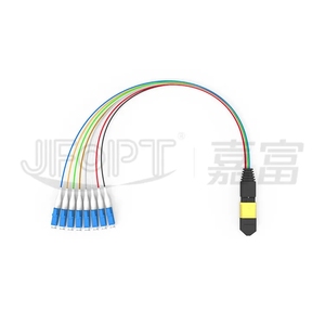Multi-core fiber optic cable MPO <strong>MTP</strong> MT connector jumper can be customized 8/12/24 core LC branch data center optical patch cord - Product Image 3