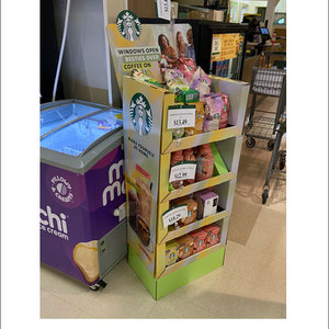 Hic tùy chỉnh <span class=keywords><strong>Pop</strong></span> tầng cửa hàng bán lẻ sản phẩm hiển thị đơn vị đứng các tông sóng kẹo thực phẩm đồ uống các tông hiển thị giá - Product Image 4