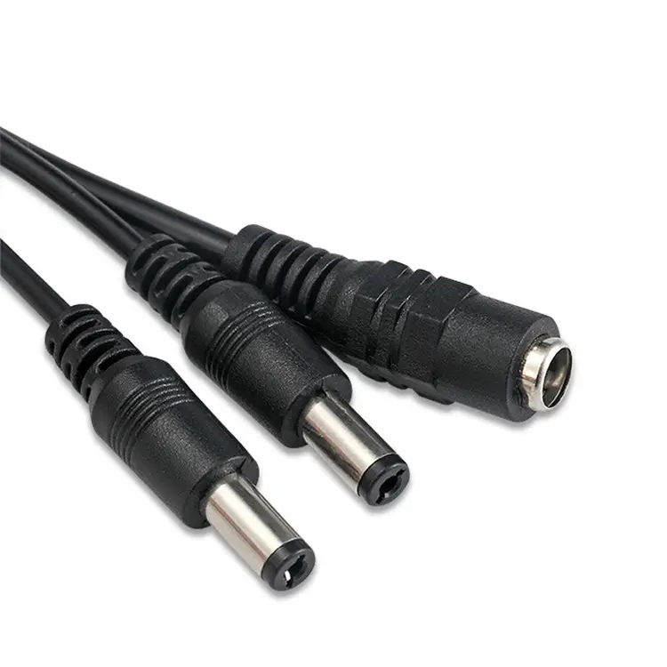 Cable de alimentación de CC USB 2,0 macho, Cable de carga de 5,5mm x 2,1mm, Conector de fuente de alimentación, conector rápido MP3/MP4