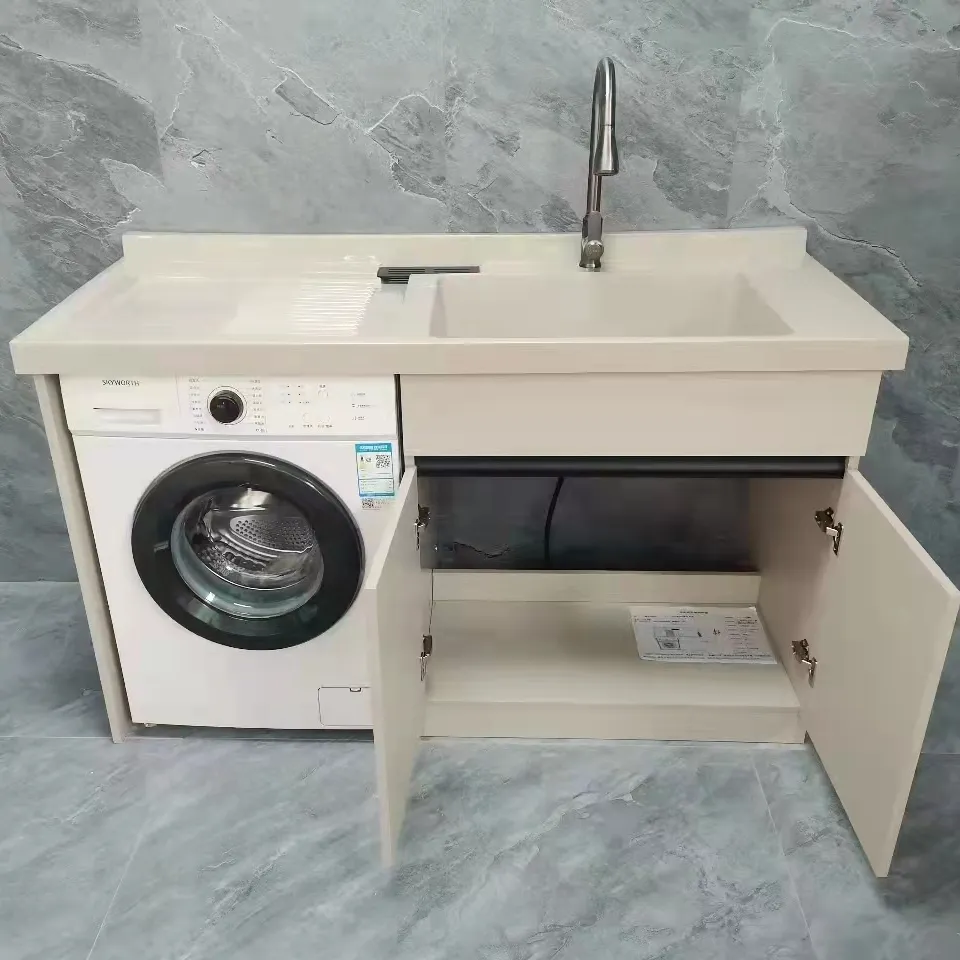 Fabrication chinoise de meubles de salle de bain armoire évier à linge armoire de Machine à laver étanche