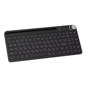 Ultra-Thin Dual Mode <strong>Wireless</strong> <strong>Keyboard</strong> for Office Cell Phone Computer &amp; Tablet Factory U Slot Stand USB Interface New