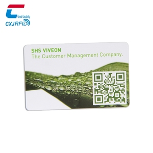 High Quality <strong>QR</strong> <strong>Code</strong> Printing Siize Custom Access Control PVC Business Card NFC Smart Card - Product Image 3