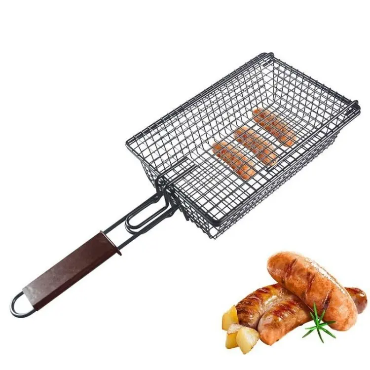 Wholesale stainless steel grill grates barbecue net food grade bbq wire mesh home bbq net