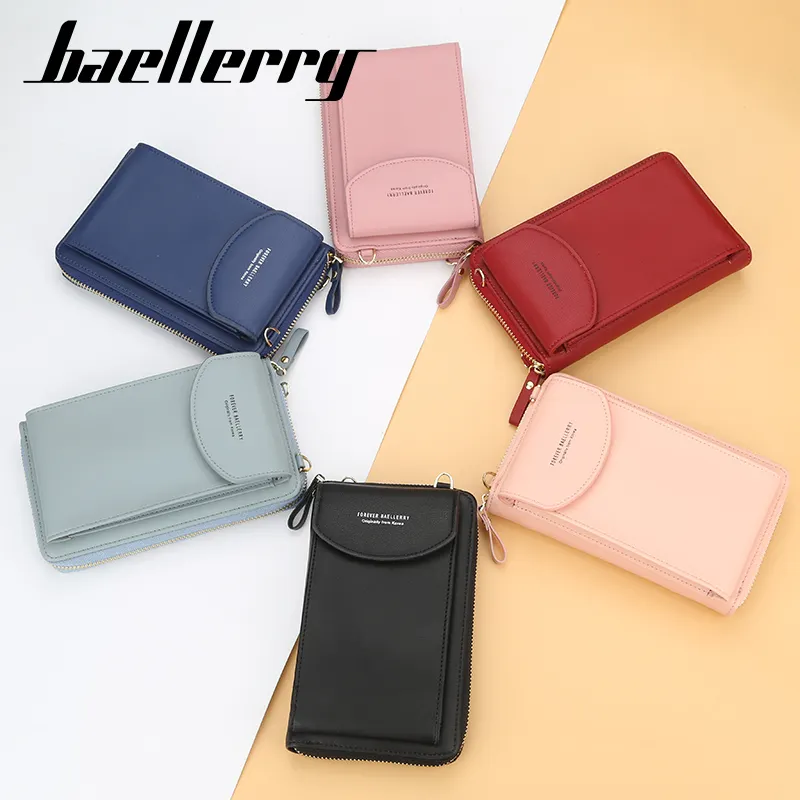 Baellerryファッションレディース財布多機能PUレザー財布レディースショルダーバッグ携帯電話財布バッグ