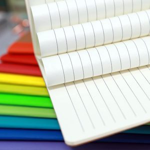 Cuaderno espiral barato para estudiantes, cuaderno de bocetos con cubierta de PP y Diario de oficina, encuadernación de costura para uso escolar y de oficina
