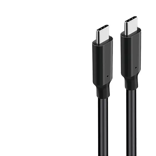 Personalización de comercio directo Cable USB tipo C de PVC negro 100W PD 5A Cable de datos de carga rápida Blindaje trenzado para automóviles