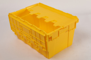 Nido de pila de plástico Cajas móviles Cajas de mano Cajas de rotación con tapa adjunta para empresa de mudanzas - Product Image 4