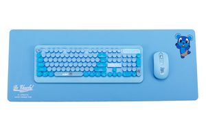 Teclado y ratón inalámbricos de Color, 1600DPI, 104key, accesorios de ordenador para niños, kit de teclado y ratón - Product Image 5