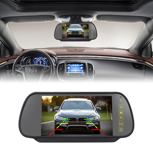 Easy Installation <strong>7</strong> Inches Wireless HD Night Vision <strong>Reverse</strong> Car <strong>LCD</strong> Monitor Mirror Rear View Backup Camera Kit - Product Image 2