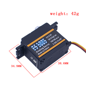 Emax ES3001ES3005アナログメタル防水サーボギア付き43gサーボ13KGトルクRCカーボート飛行機用 - Product Image 5