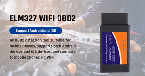 Strumenti diagnostici per Apple Android Windows V1.5 Wifi ELM327 OBD2 strumento diagnostico rilevatore automatico di guasti strumento di scansione automatica - Product Image 4