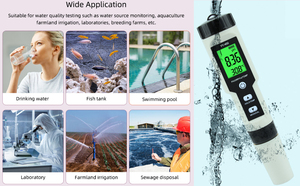 High Quality <strong>4</strong> <strong>in</strong> <strong>1</strong> Ph/orp/h2/temp Meter Digital Hydrogen Tester With Atc for Water Tester - Product Image 5