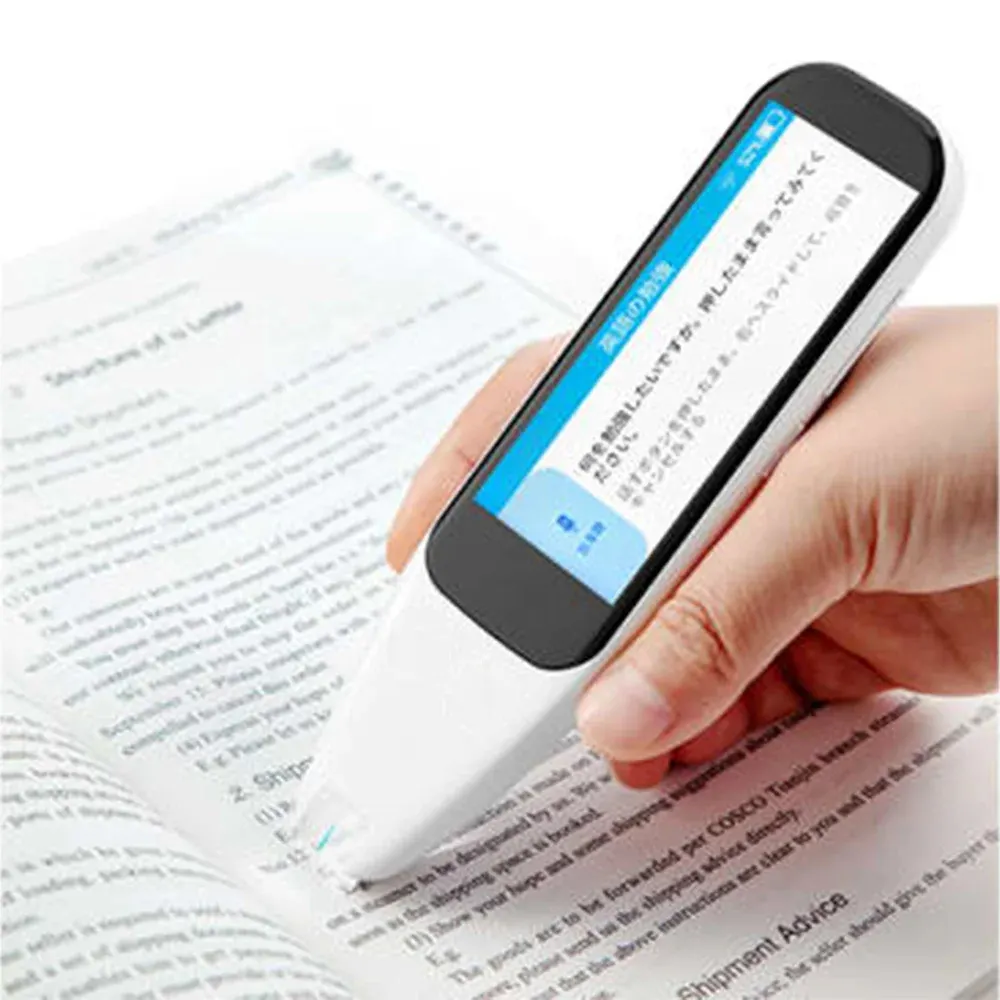 Penna di scansione del dispositivo vocale in lingua con Scanner elettronico per libri Ble macchina per l'apprendimento traduttore intelligente tascabile