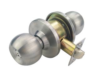 قفل باب أسطواني عالي الجودة مع 3 مفاتيح فولاذية للمدخل والأبواب الخشبية من الساتان الفولاذ المقاوم للصدأ عالي الأمان - Product Image 2