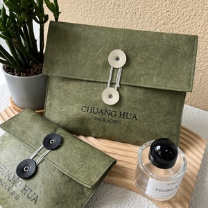 Chuanghua Custom Logo Reistas Handgemaakt Duurzaam Tyvek Document Pakket Zeefdruk Papieren Zakken Voor Verpakking - Product Image 3