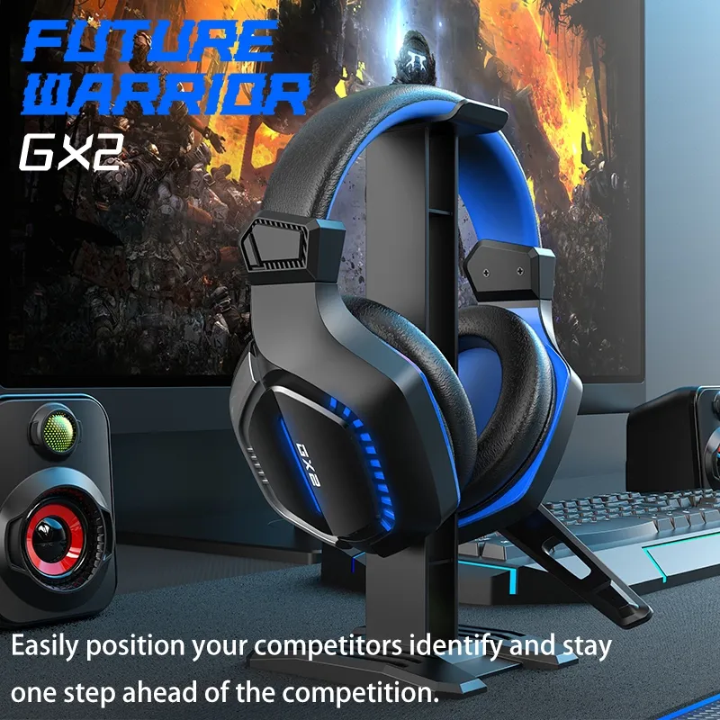 Gx2 Groothandel 3.5Mm Stereo Plug Oortelefoon Bedrade Hoofdtelefoon Gaming Headset Voor Ps4/Pc