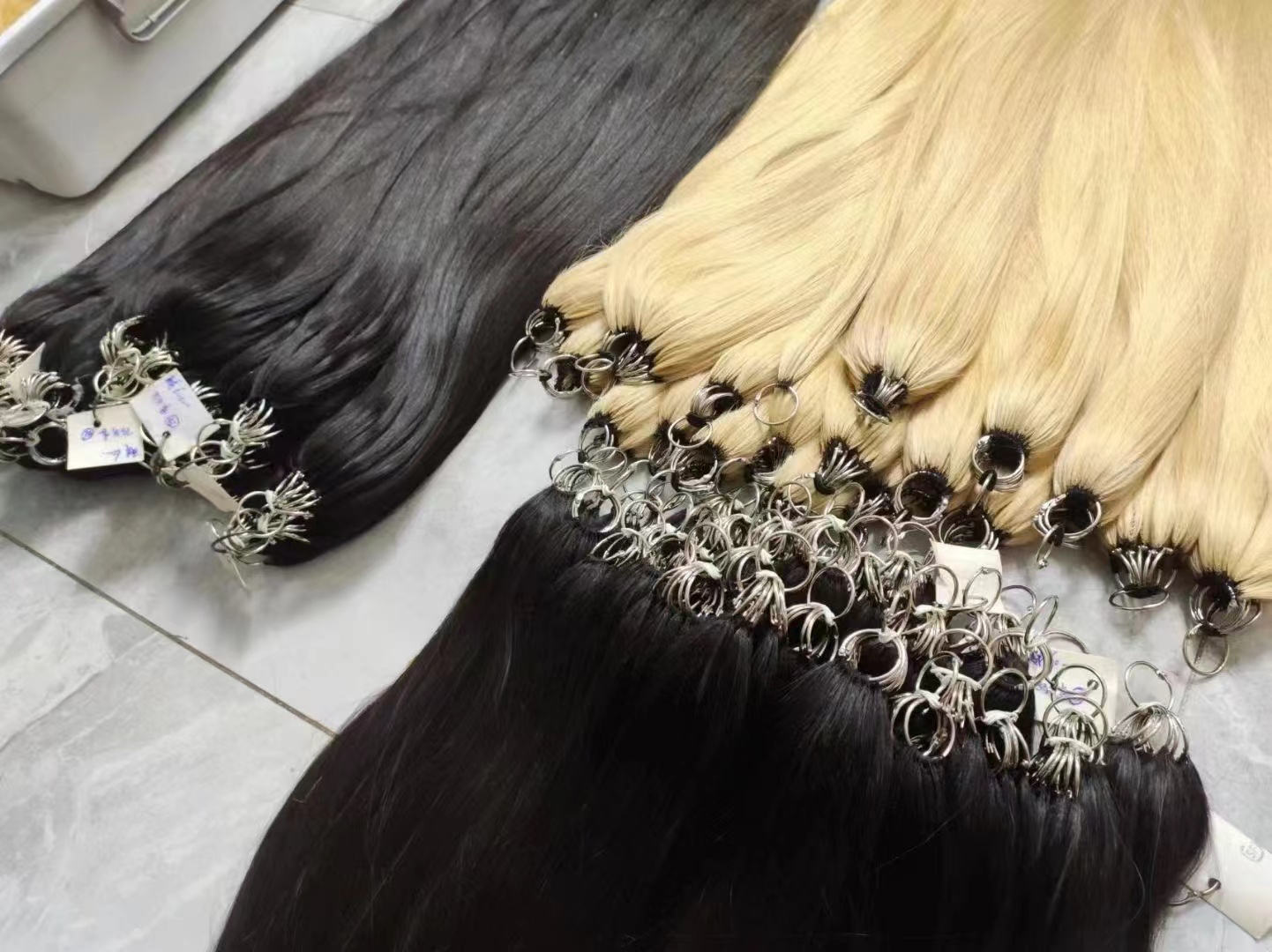 6D 2ème extension de cheveux # 1B