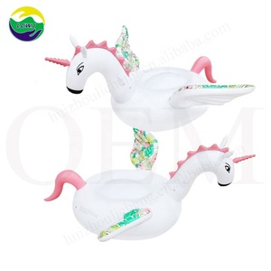 OEM индивидуальный Радужный Единорог, плавающий надувной бассейн Pegasus - Product Image 3