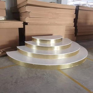 Phổ Biến Sang Trọng Nửa Vòng Acrylic Đám Cưới Sàn Nhảy Nền Tảng Xách Tay Trang Trí Acrylic Đám Cưới Sân Khấu Cho Bán - Product Image 1