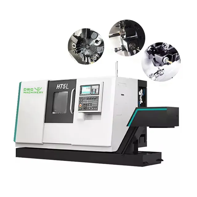 High Stability CNC Turning Center HT5L Slant Bed CNC Lathe Turning Machine