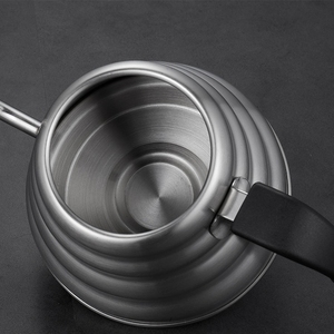 وعاء سحابة من الفولاذ المقاوم للصدأ غلاية ماء غير مغناطيسية طويلة الفم الناعم شطف اليد وعاء قهوة - Product Image 3