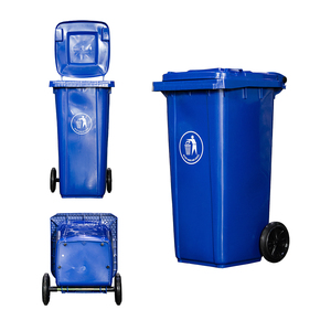 120L 240L 360L Hdpe Plastic Wheelie Trash Bin Waste Bin <strong>Garbage</strong> <strong>Container</strong> Dustbin for Outdoor Use - Product Image 1