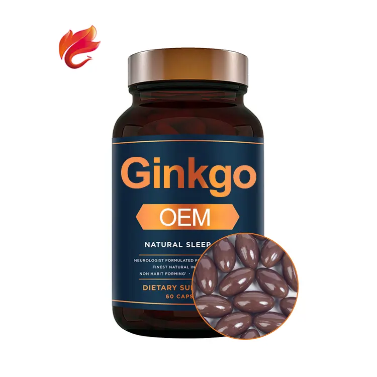 Softgels de graines de Ginkgo Biloba naturelles, tablette à mâcher, supplément, 400mg,500mg-fabricant, prix, OEM, marque privée