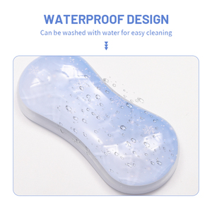 Alfombrilla de ratón para juegos de muñeca con diseño de cristal transparente en forma de copo de nieve Kawaii personalizada, alfombrilla de ratón de silicona para teclado de ordenador para oficina - Product Image 5