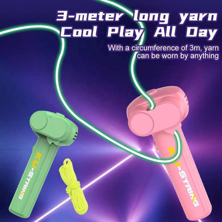 2025 Trending Loop Lasso String Toy Novelty Plastic Rope Launcher Custom Logo Fidget Loop Toy for Educational Purposes for Girls