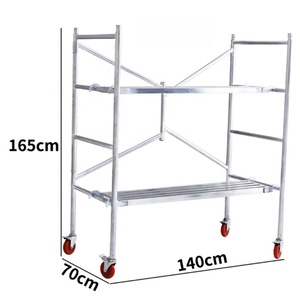 Gran oferta, sistema de andamio ajustable, Color personalizado, construcción de edificios, marco de escalera, marco de andamio - Product Image 1