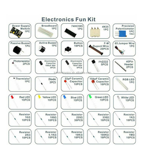 Componentes electrónicos Kit de inicio básico Adecuado para Kit de principiantes para Uno Paquete de componentes para Arduins Kit Electronic