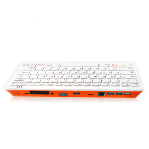 Orange Pi 800 4GB RAM + 64GB EMMC Rockchip RK3399 SoC 4K HD Mini PC 64-Bit Dual-Band Wireless Wifi + BT 5,0 Teclado portátil para juegos