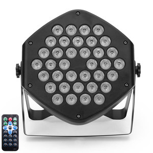 U'King RGB 36 LEDモノクロパーライトステージエフェクトライト、リモコン付き7CHDMXサウンドコントロールforDJ Club PartySho - Product Image 3