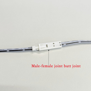 Dupont stile cavo a nastro 2.54mm passo 2-Pin 2m di lunghezza ad alta conducibilità in rame PC per Arduino/Raspberry Pi progetti di potenza - Product Image 4