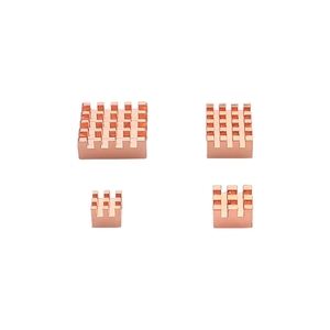 Disipador térmico Raspberry Pi 4 Modelo B, disipador térmico de cobre y Metal, almohadilla de refrigeración pasiva, radiador de disipación de calor para Raspberry Pi 4