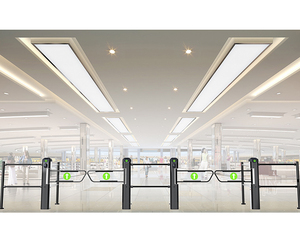 Supermercado Turnstile Gate One Way Segurança Turnstile Swing Barreira Portão Velocidade Portão Turnstile