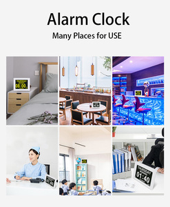 Yaşlı büyük ekran dijital Clocks3 ekran modları için gün ve tarih ile 7 inç saat büyük yazı Alzheimer saat alarmlı saatler - Product Image 4