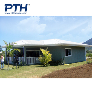 Ucuz fiyat Hawaii ev Villa prefabrik ışık göstergesi çelik Villa rahat ve sıcak ev yaşam için