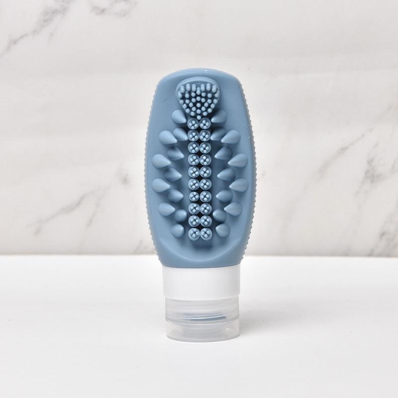 Midnight blue-multifunctional silicone dispensing bottle