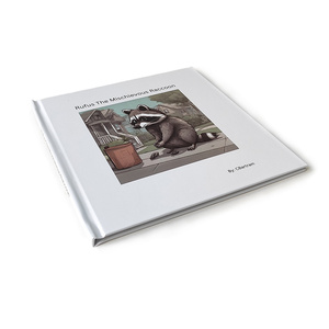 Rufus the Mischievous Raccoon on Demand Custom <strong>Book</strong> Hardcover Printing Storybook for Kids Board <strong>Books</strong> Picture <strong>Books</strong> for Children - Product Image 4