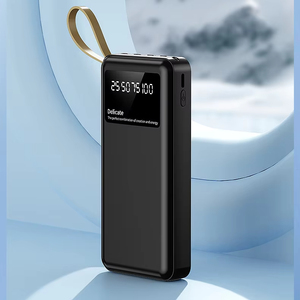 便携式充电器10000毫安发光二极管显示器4合1电源组自有线电源组电池组时尚设计 - Product Image 3