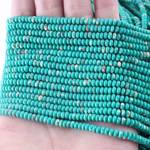 12. turquoise vert synthétique