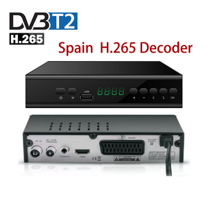 DVB-T2デジタルH.265 Rj45ネットワークポートTDTデコーダドイツイタリアスペインホットセールDVB-T2セットトップボックスレシーバー - Product Image 2