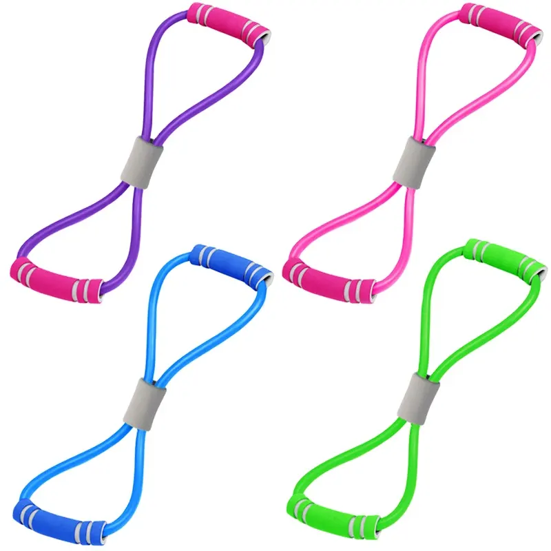 8 Type Fitness Resistance Tube Pull Rope Band Resistance bands sport supplements