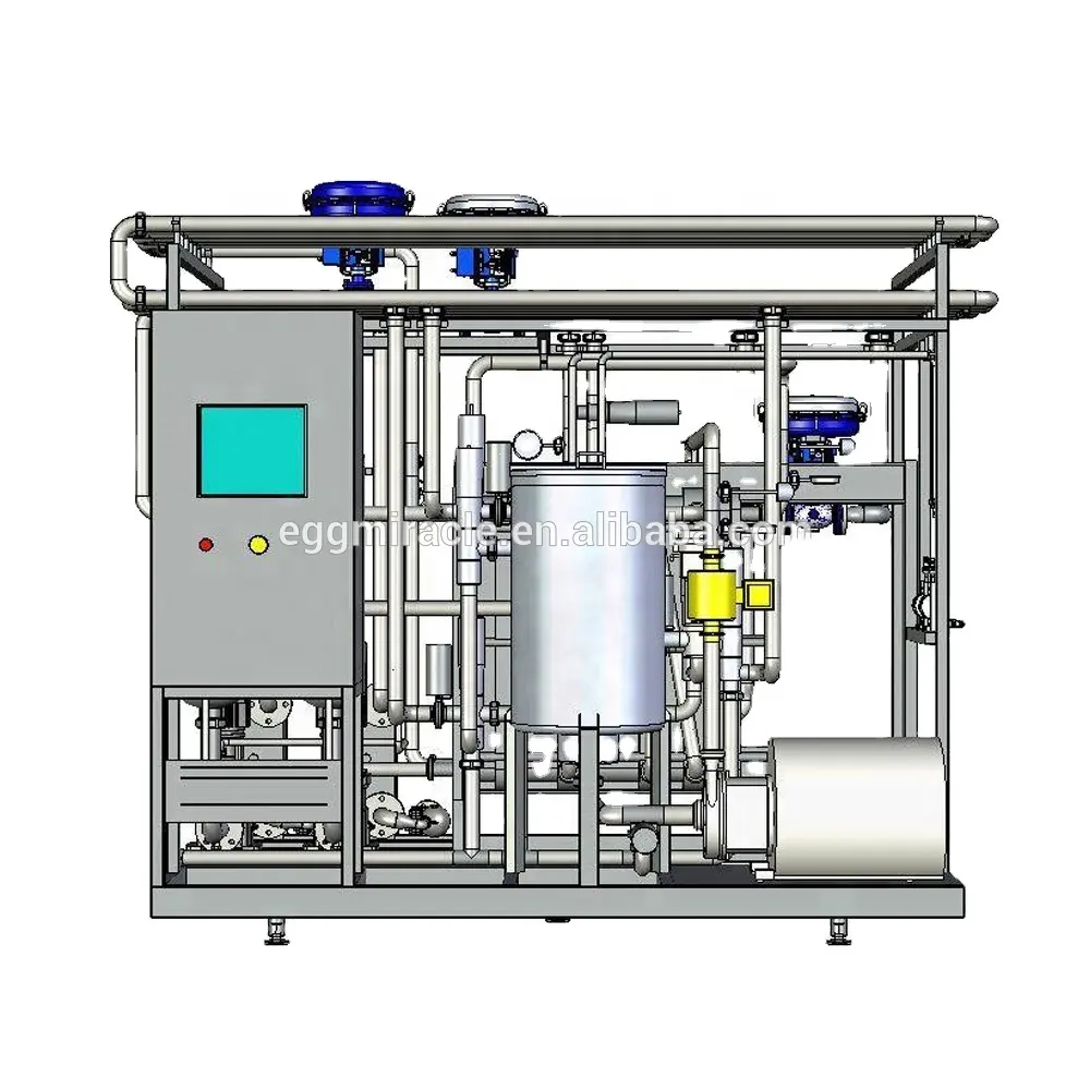 Máquina pasteurizadora Industrial de huevos líquidos/leche