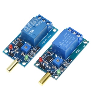 TZT 5V 12V 1 Channel Output Tilt Slant <strong>Angle</strong> <strong>Sensor</strong> Relay Module Golden SW520D ball switch tilt <strong>sensor</strong> module For <strong>arduino</strong>