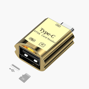 OTG tip C erkek kadın USB C için TF kart okuyucu adaptörü - Product Image 2