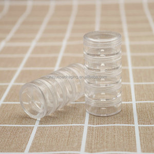 Customized High Quality <strong>Stackable</strong> Ps Glitter Powder <strong>Jar</strong> 10g 10ml <strong>5ml</strong> 5g Stack Plastic Cosmetic <strong>Jar</strong> with 5 Layers Screw Lid - Product Image 4
