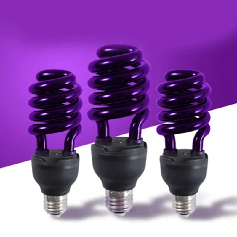 E27 15 W 30 W 40 W 220 V Spirale UV-Led-Blampe mit schwarzem Licht 365 nm 300-400 nm